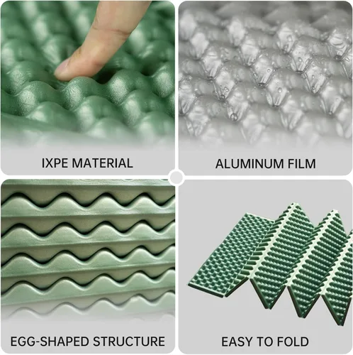Miniatura 4 de Alfombrilla de espuma para acampar y mochilero, impermeable, suave, ultraligera para adultos y niños, plegable, fácil almacenamiento, protección