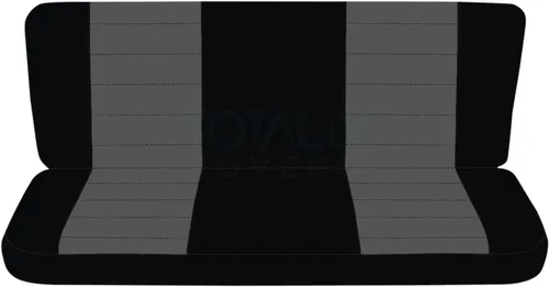 Miniatura 7 de Totally Covers Compatible con fundas de asiento de camión de dos tonos Ford F-150 Super Cab 1997-2003 (banco dividido trasero 40/60): negro y azul