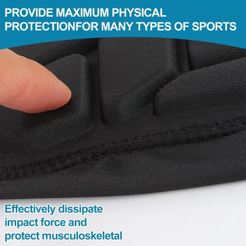 Miniatura 3 de Mangas de brazo acolchadas con protección a prueba de golpes para el codo y antebrazo, para fútbol, baloncesto, voleibol y fútbol, pack de 2