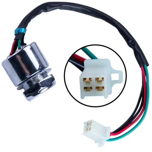 Miniatura 3 de Interruptor de encendido de llave de pin de 4 cables para Go Kart ATV Quad Dirt Bike Scooter motocicleta