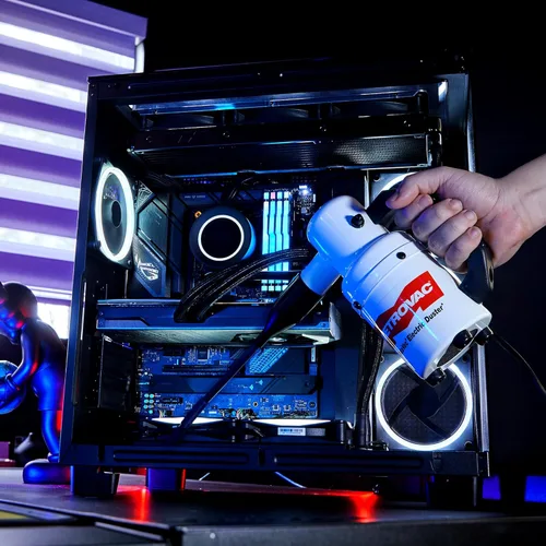 Miniatura 7 de DataVac Plumero para computadora y limpiador, soplador de polvo electrónico y superpoderoso, ecológico