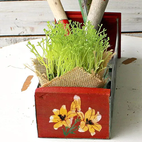 Miniatura 4 de Lily Stencil - Plantillas de flores para pintar en madera, lienzo, papel, tela, pared, muebles, plantillas para manualidades, reutilizables