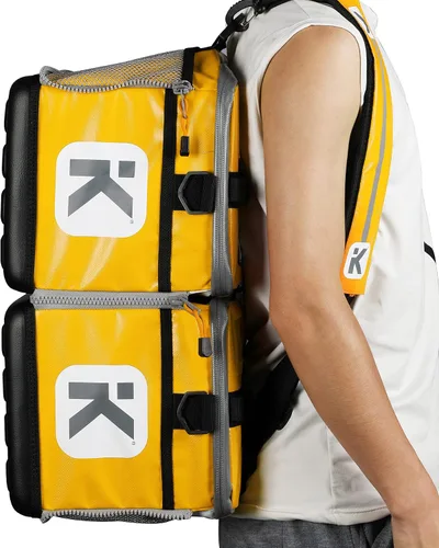 Miniatura 5 de KitBrix Bolsa de equipo deportivo - Bolsa impermeable para natación, ciclismo, correr, gimnasio, fútbol, fútbol, transición de triatlón, carreras