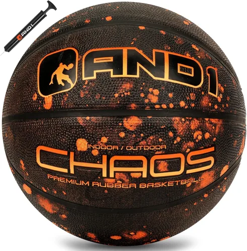 Miniatura 10 de AND1 Chaos Basketball: Official Regulation (29.5 inches) Rubber - Deep Channel Construction Streetball, Made for Indoor Outdoor Basketball