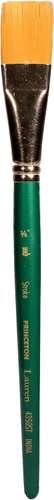 Miniatura 19 de Princeton Artist Brush Co. Lauren Series 4350 - Ventilador de mango corto tamaño 4 - Pincel sintético dorado individual para acuarela y pintura