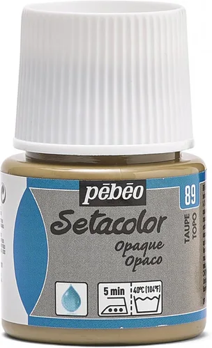 Miniatura 36 de Pebeo Setacolor - Pintura para tela (opaca, 45 ml), color dorado perla