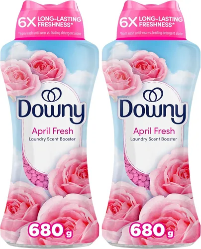 Miniatura 8 de Downy April Fresh - Perlas potenciadoras de aroma para lavar, 24 onzas, perlas de aroma para lavandería, frescura duradera