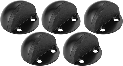 Miniatura 10 de JQK DSB3-BK-P10 - Tope de puerta de piso, para snowboard, almacenamiento de acero inoxidable, amortiguador de sonido, parachoques de pared, estante