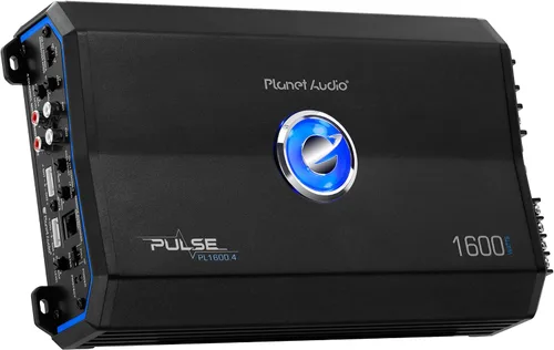 Miniatura 3 de Planet Audio PL1600.4 Amplificador de coche de 4 canales - 1600 de salida alta, entradas de nivel alto/bajo, cruce de paso alto/bajo, conexión al