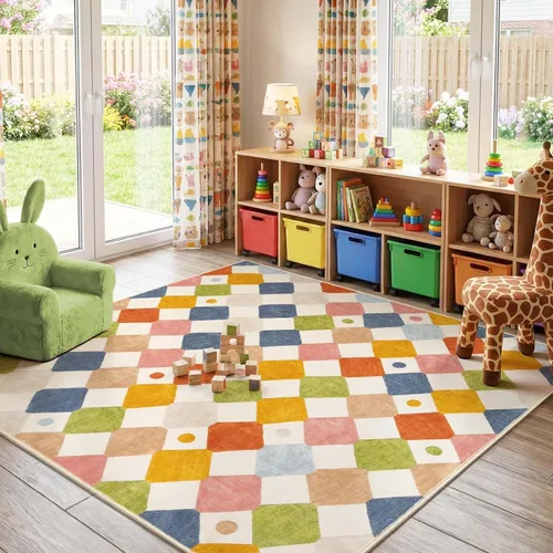 Miniatura 80 de jinchan Alfombra a rayas de 2 x 3 para entrada, alfombra de cocina, tapete pequeño, antideslizante, ligero, de bajo perfil, decoración para entrada
