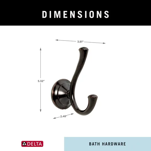 Miniatura 6 de Accesorios de baño Delta Faucet Linden, toallero. Bronce veneciano