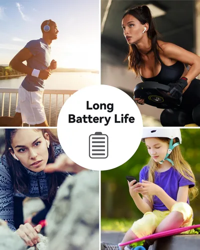 Miniatura 2 de Reproductor de MP3 con Bluetooth 5.3, pantalla táctil completa de 16 GB, dispositivo de música portátil para niños con altavoz, radio FM, libro