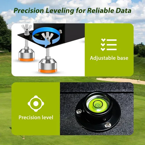 Miniatura 4 de Funda protectora de metal portátil para Bushnell Launch Pro Golf Launch Monitor Simulador, Visual Golf Launch Monitor Shield para Foresight GC3