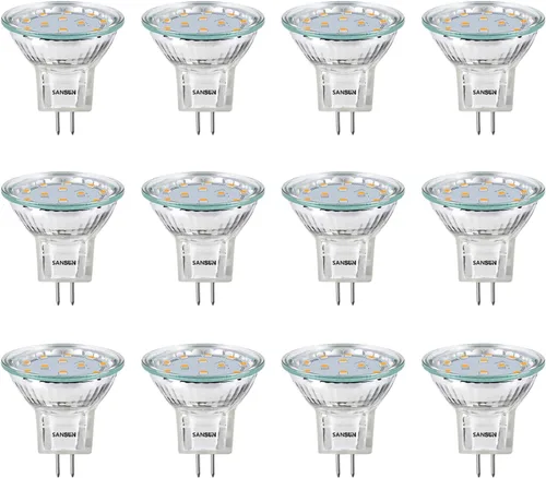 Miniatura 9 de Bombillas LED para Paisajismo MR11 de 3W, Bajo Voltaje 12V Reemplazo de Halógeno de 20W para Foco de Paisajismo Exterior y Luz de Riel, Base Bi-Pin