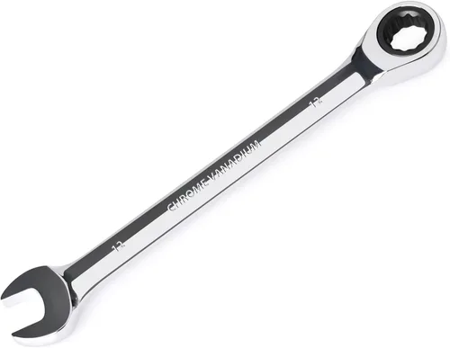 Miniatura 39 de Egofine Llave combinada de trinquete de 1-1/8 pulgadas SAE, llave de engranajes de grado industrial con diseño de 12 puntos, trinquete de 72