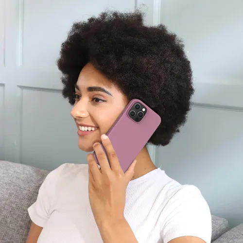 Miniatura 7 de Miracase - Funda compatible con iPhone 12 Pro Max, [forro de microfibra suave antiarañazos], funda de silicona líquida de goma de gel a prueba
