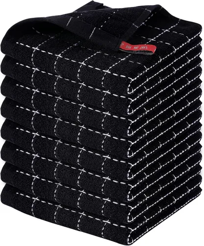 Miniatura 60 de Homaxy Paños de cocina 100% algodón de felpa, toallas de cocina ultra suaves y absorbentes para la cocina, adecuadas para secar y lavar platos