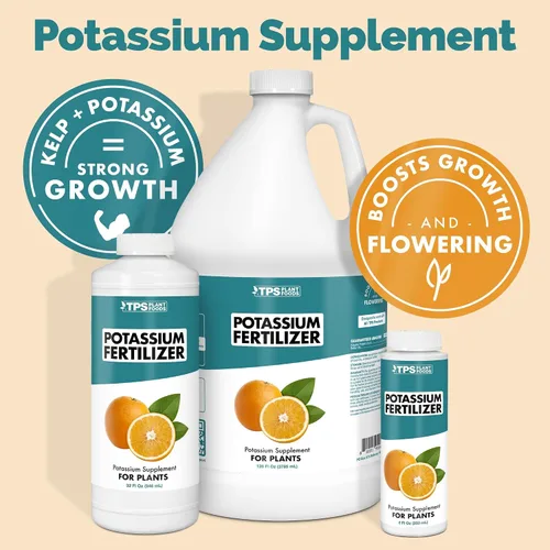Miniatura 3 de TPS NUTRIENTS Fertilizante de Potasio para Plantas, Promueve el Crecimiento, Brotación y Floración, Alimento Vegetal Líquido 8 oz (250mL)
