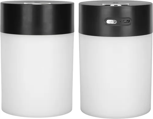 Miniatura 7 de FLEXMAN Humidificador de aire, humidificador portátil pequeño de niebla fría de 20.3 fl oz, carga USB, humidificador de niebla fría de bajo ruido