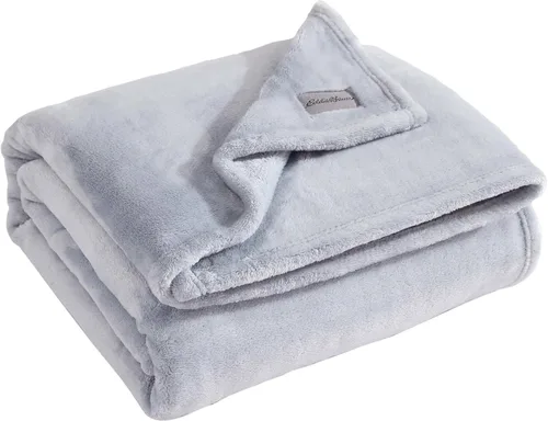 Miniatura 6 de Eddie Bauer - Manta, sherpa reversible súper suave y ropa de cama de forro polar cepillado, manta para sofá, ideal para descansar