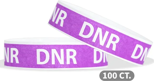 100 pulseras de alerta médica para alerta de alergia, identificación médica, alerta de vida, grabado deportivo y más (DNR)