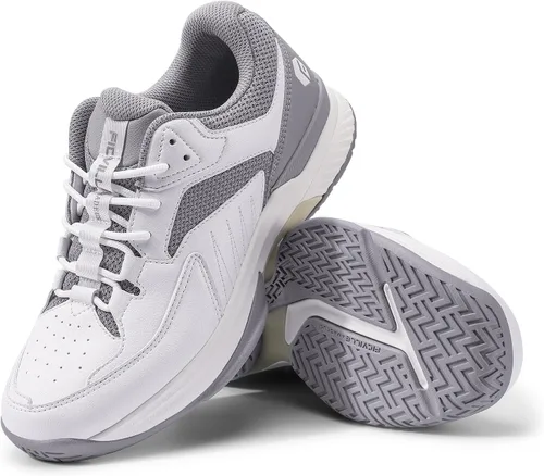 Miniatura 8 de FitVille Zapatos anchos de pickleball para hombre de toda cancha, zapatos de tenis con soporte de arco para fascitis plantar