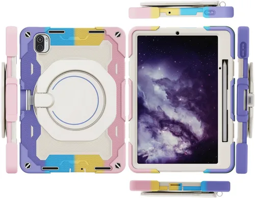Miniatura 3 de Funda para Xiaomi Pad 5 de 11.0 pulgadas, PC + silicona de 3 capas Combo Armor Heavy Duty Cubierta a prueba de golpes para Xiaomi Pad 5 Pro 5G