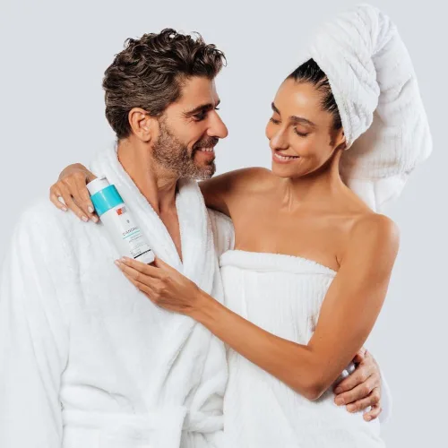 Miniatura 5 de DS Labs Dandrene, kit de champú y acondicionador para caspa, 6.9 fl oz, para picazón, cuero cabelludo escamoso, champú exfoliante, acondicionador