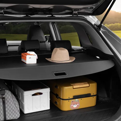 Miniatura 8 de VEVOR Cubierta retráctil para carga para Toyota, cubierta de seguridad para cajuela impermeable mejorada para Toyota RAV4 2019-2025 5 plazas