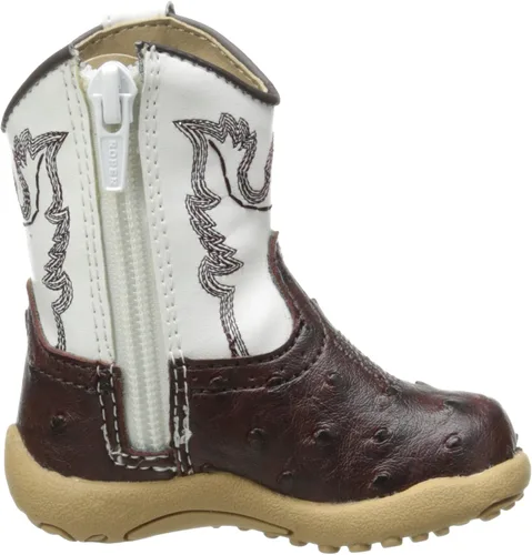Miniatura 6 de Roper Cowbaby Ostrich Western Boot (bebéniño), Marrón