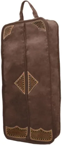 Miniatura 11 de Tahoe Premium Durango Western Halter, bolsa de transporte y almacenamiento - Construcción acolchada impermeable de tres capas con agarre de mano