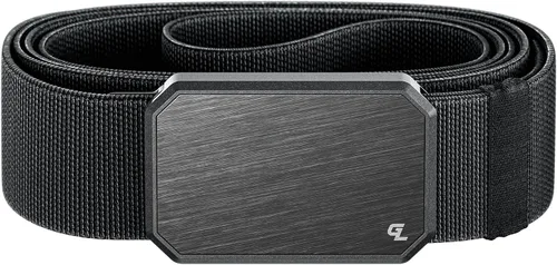 Miniatura 16 de Groove Life - Cinturón de nailon elástico para hombre con hebilla magnética de aluminio