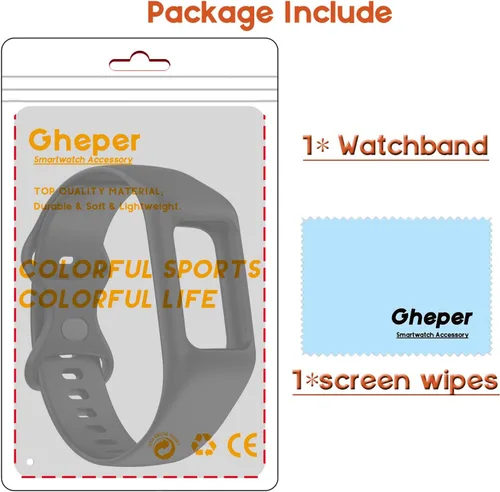 Miniatura 2 de Correa de reloj suave compatible con Fitbit Charge 6, Charge 5, Charge 4, Charge 3/3SE, correa de muñeca de silicona protectora todo en uno, correa