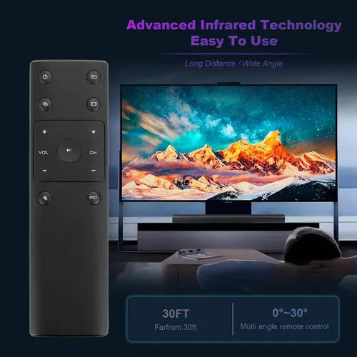 Miniatura 4 de Nuevo XRT132 Reemplazo remoto para VIZIO Smart TV E50-D1 E55-D0 E50x-E1 E50-E3 E55-E1 E55-E2 E60-E3 E43U-D2 E48U-D0 E50U-D2 E55U-D0 E55U-D0 E55U-D0
