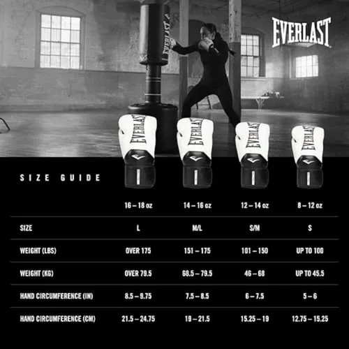 Miniatura 6 de Everlast Guantes de boxeo Elite 2 Blanco/Negro
