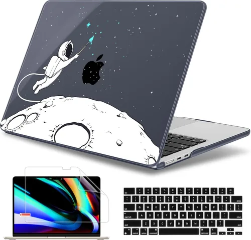 Miniatura 25 de May Chen para M4 MacBook Air de 13.6 pulgadas Funda 2025 2024 2023 2022 Modelos: A3240 A3113 M3 A2681 M2, Carcasa de plástico rígido para MacBook