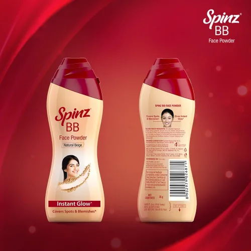 Miniatura 8 de Spinz BB Talc, manchas de cobertura de brillo instantáneo y imperfecciones 3.53 oz
