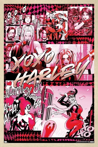 Miniatura 7 de Trends International DC Comics - Póster de pared de Harley Quinn, Good To Be Bad, 14.725 x 22.375 pulgadas, versión enmarcada plateada Versión