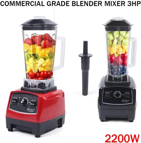 Miniatura 7 de Licuadora profesional, 2200W, 45000RPM, 2L/2000cc, negro, licuadora de batidos, grado comercial