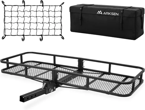 Miniatura 16 de Canasta de carga plegable de ARKSEN, receptor de enganche de 2", 60" de ancho