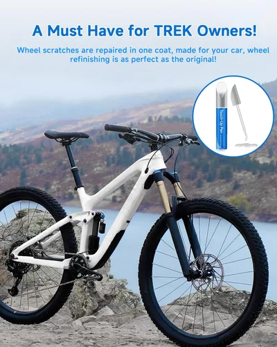 Miniatura 7 de Alpine - Pintura de retoque de bicicleta azul brillante compatible con Trek, kit de pintura de retoque – Color de coincidencia exacta para arañazos
