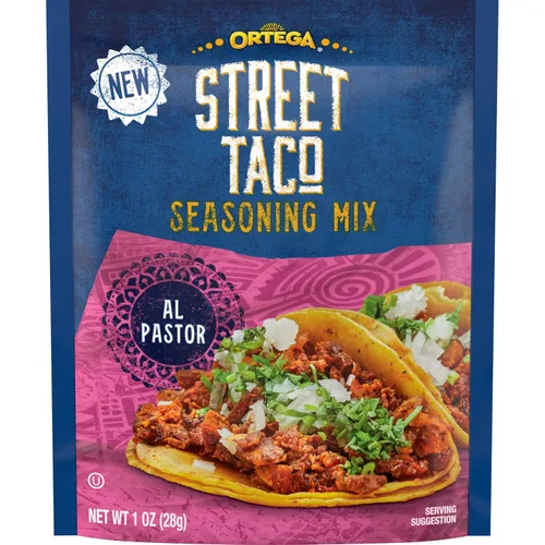 Ortega Mezcla de condimentos Street Taco, Al Pastor, 1 onza (paquete de 12)