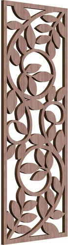 Miniatura 82 de 9 3/8"W x 24 3/8"H x 1/4"T Utica Decorativo Fretwork Madera Paneles de Pared, Abedul