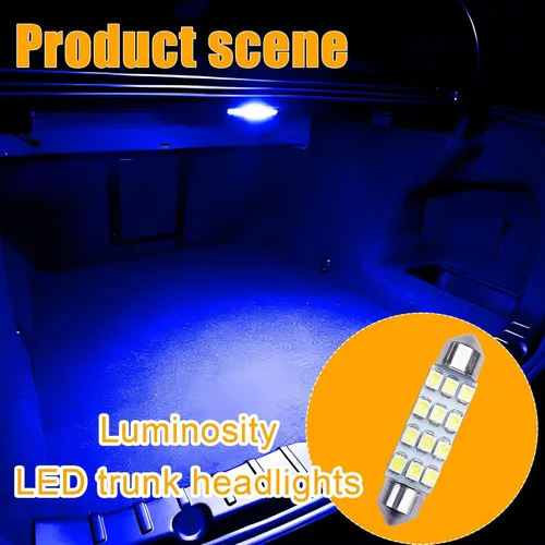 Miniatura 6 de QuicTO Juego de luces LED para interiores, 24 piezas, color azul, compatible con la mayoría de vehículos