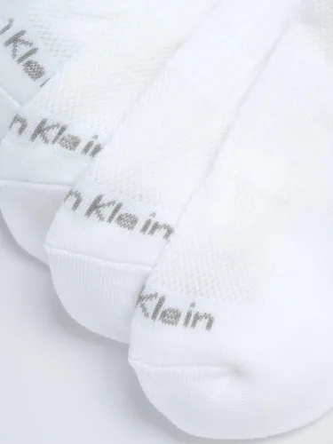 Miniatura 131 de Calvin Klein Calcetines para hombre, mezcla de algodón, acolchados, sin talla, forro de calcetines atléticos (6 unidades)