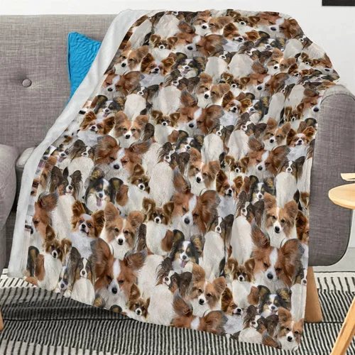Miniatura 7 de Manta con estampado Airedale Terrier – Manta con estampado de animales divertidos para amantes de los perros y cachorros, regalos Airedale Terrier