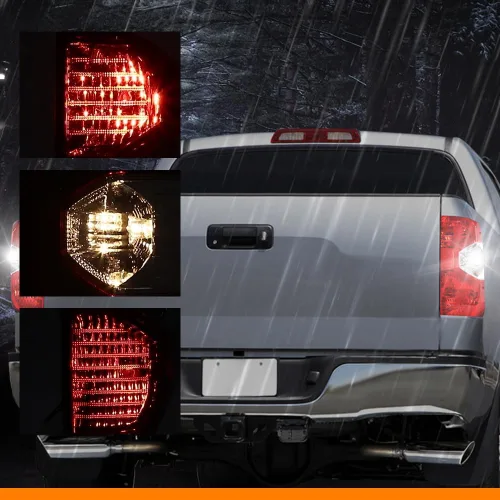 Miniatura 3 de G-PLUS Luz trasera compatible con Toyota Tundra Pickup 2014-2021, repuesto de luz trasera derecha TO2800193 815500C100 (derecha) Luces Traseras