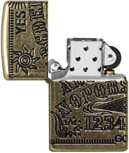 Miniatura 4 de Encendedores Zippo Armor Deep Carve Latón