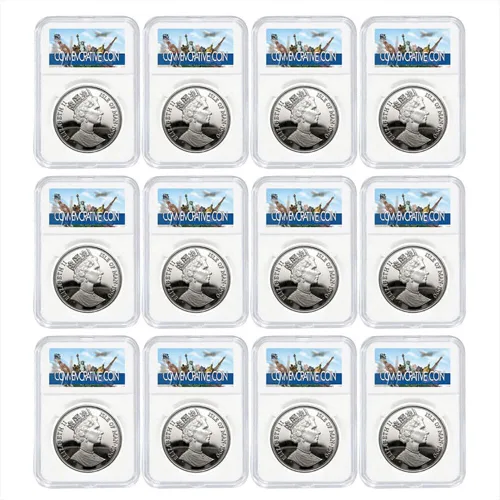 Miniatura 3 de 50PCS Moneda Losa Display Holder Almacenamiento 0.827 in para NGC PCGS Grado Colección Caja 0.827 in