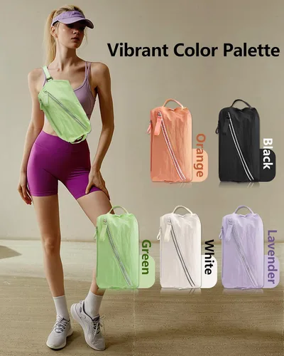 Miniatura 3 de BAPHITY Pequeña bolsa de gimnasio para mujeres y hombres, bonita bolsa cruzada ligera para fines de semana, mini bolsa de entrenamiento deportiva